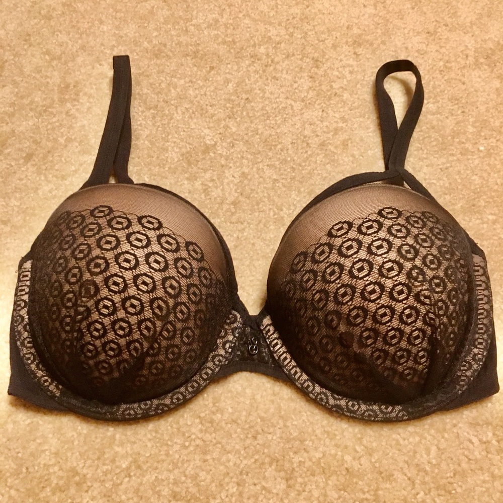 Elegant Black Lace Bra